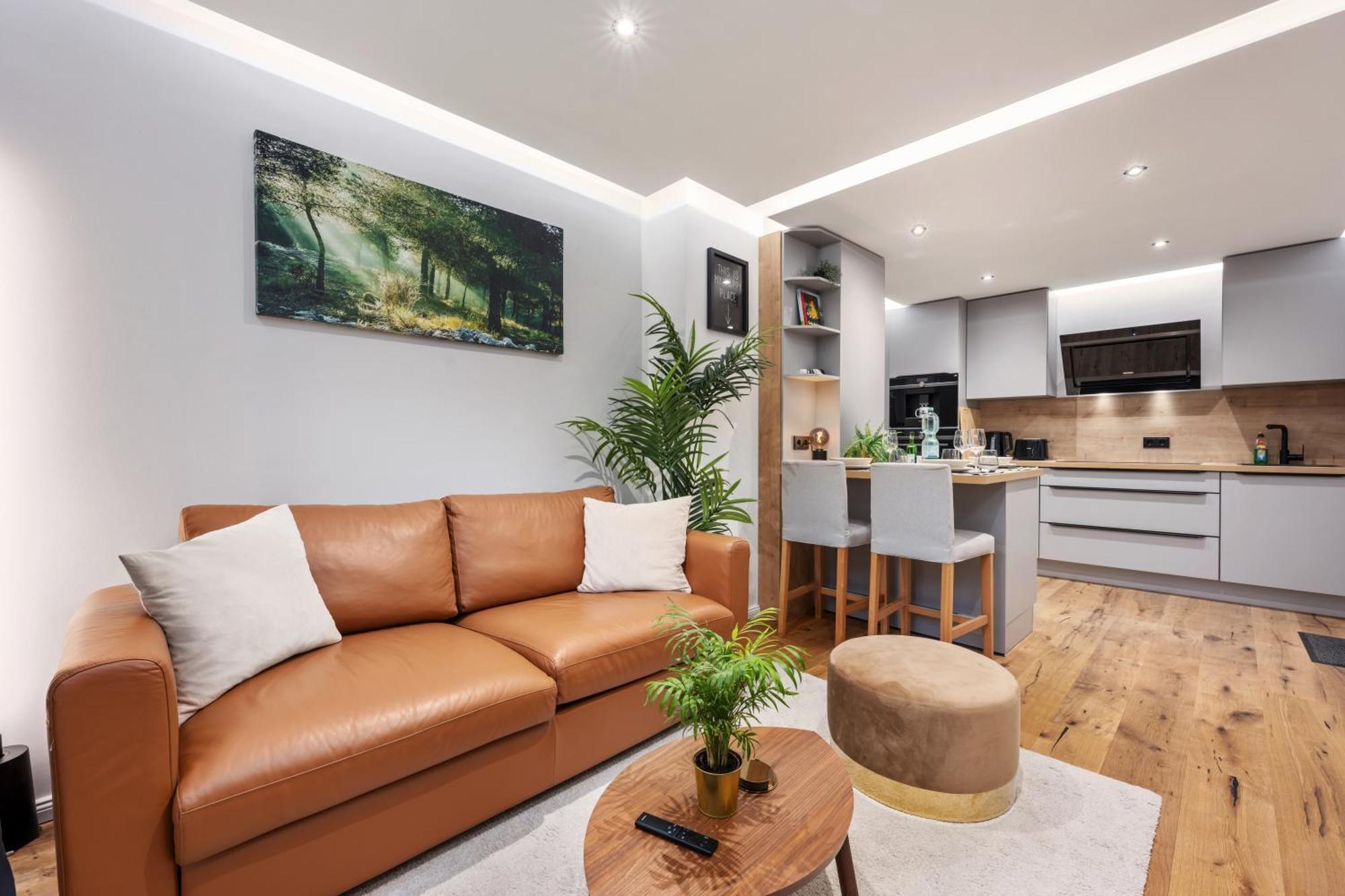 Edler Wohnraum Noble Stadtoase Mit Boxspringbett, Kaffeevollautomat, Lift & Parkplatz 开姆尼茨 外观 照片